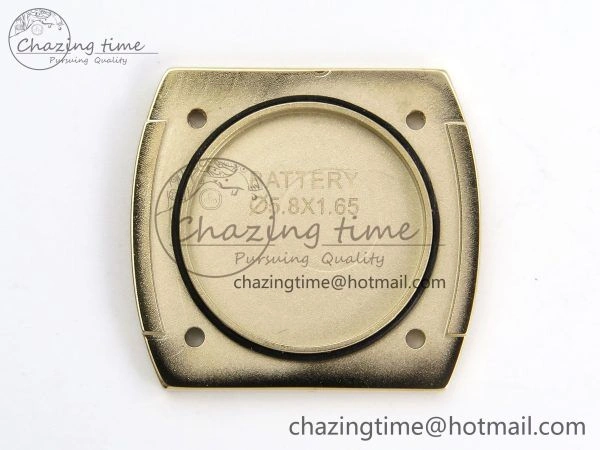 Baignoire De Cartier YG DRF 1:1 Best Edition Silver Dial on Brown Leather Strap Swiss Quartz Durable 5960