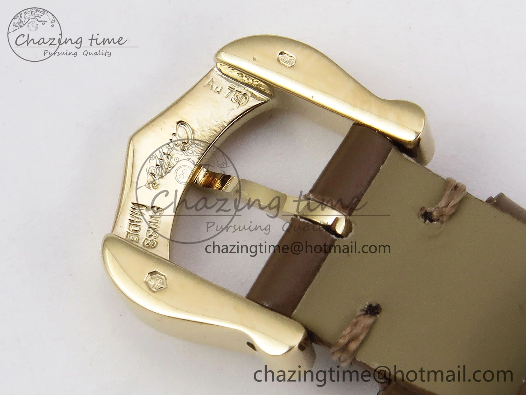 Baignoire De Cartier YG DRF 1:1 Best Edition Silver Dial on Brown Leather Strap Swiss Quartz Durable 5960