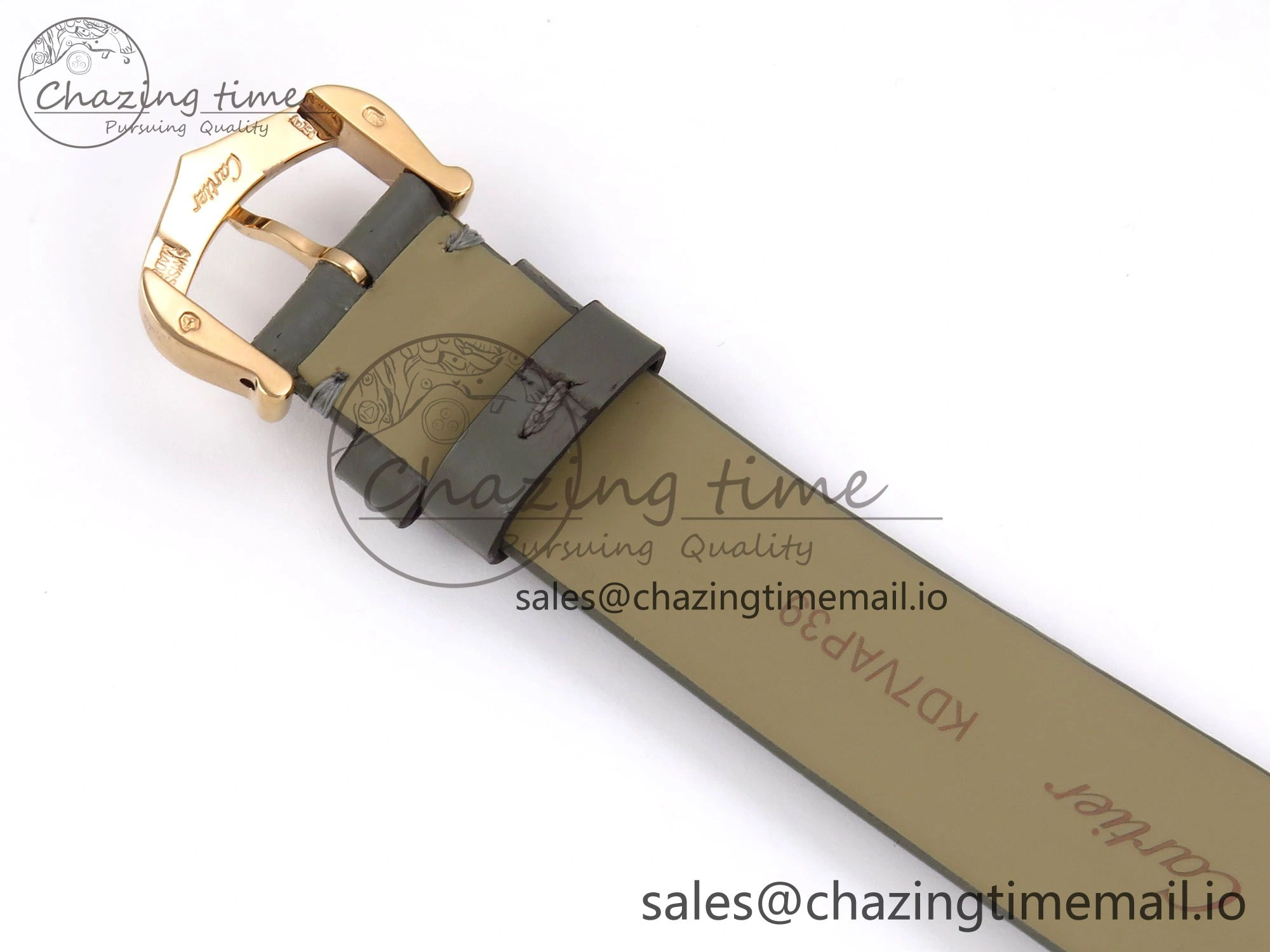 Ballon Blanc De Cartier 30mm RG AF 1:1 Best Edition Silvered Dial Diamonds Bezel on Green Leather Strap Ronda Quartz Versatile 5860