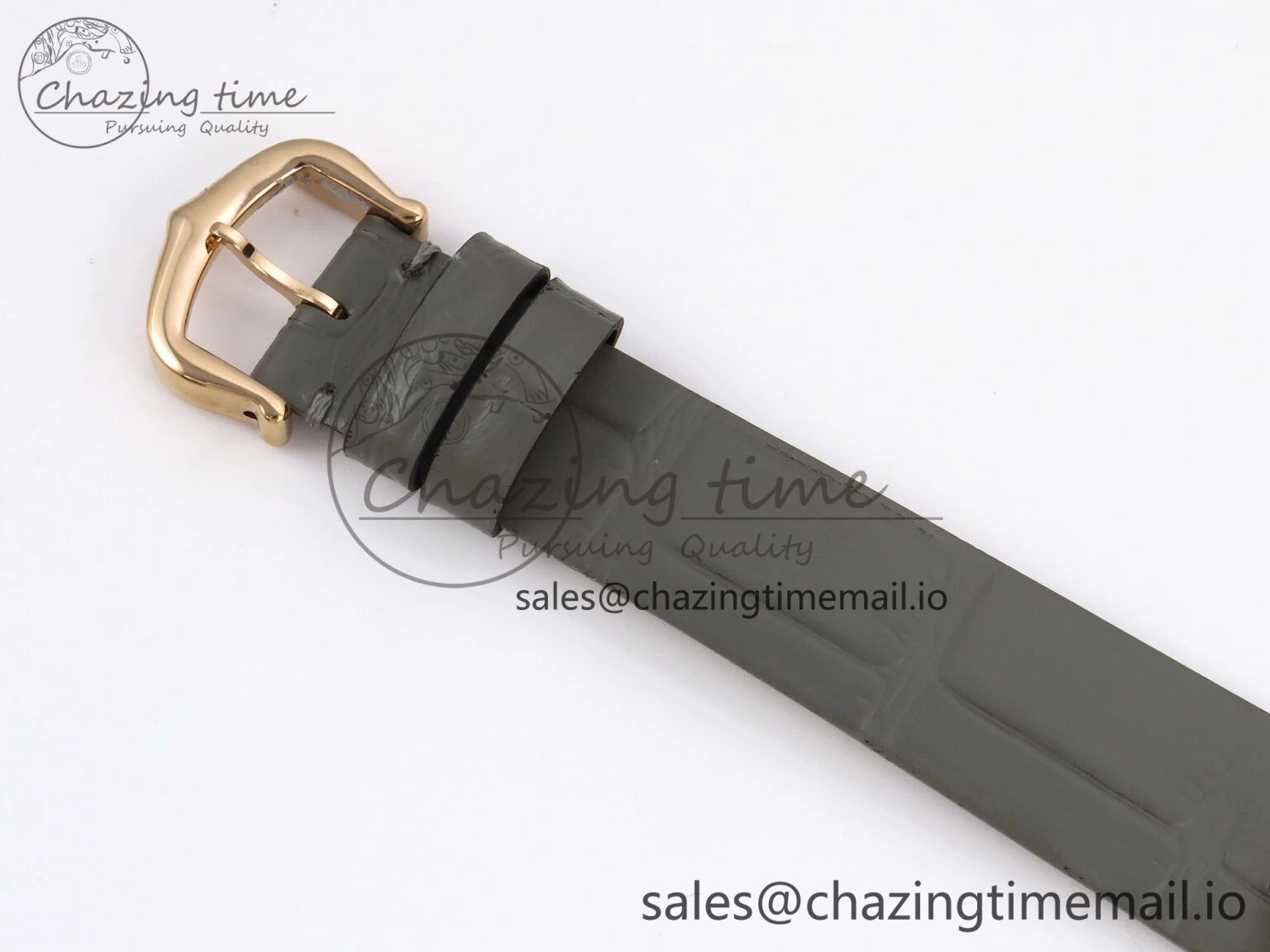 Ballon Blanc De Cartier 30mm RG AF 1:1 Best Edition Silvered Dial on Green Leather Strap Ronda Quartz Bold 5858