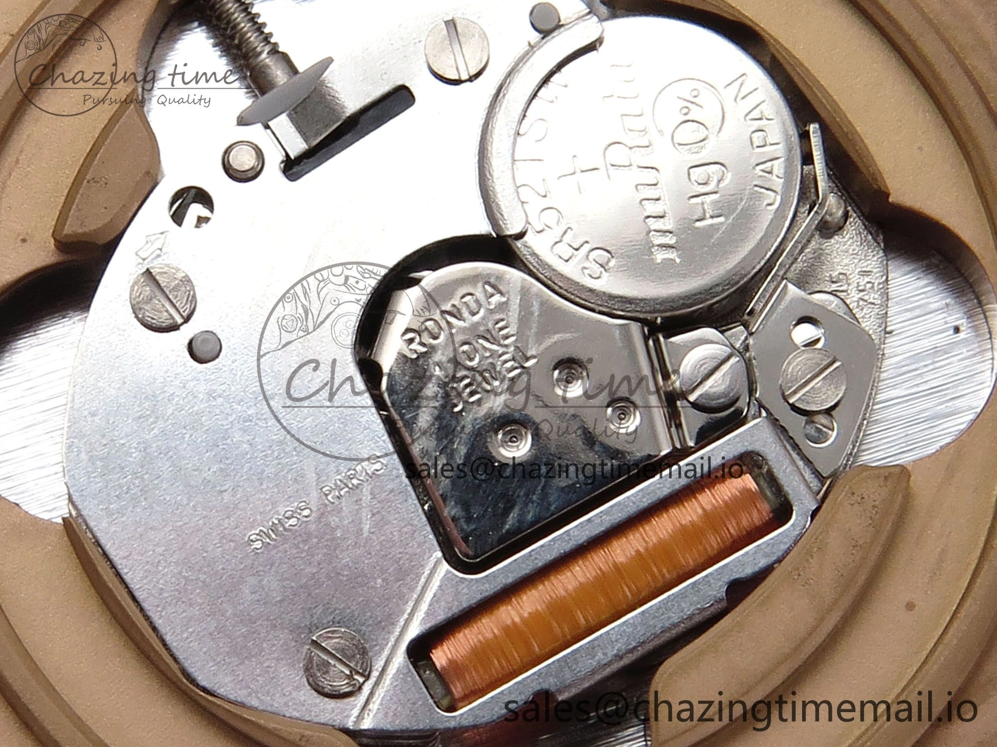 Ballon Blanc De Cartier 30mm RG AF 1:1 Best Edition Silvered Dial on Red Fabric Strap Ronda Quartz Effortless 5859