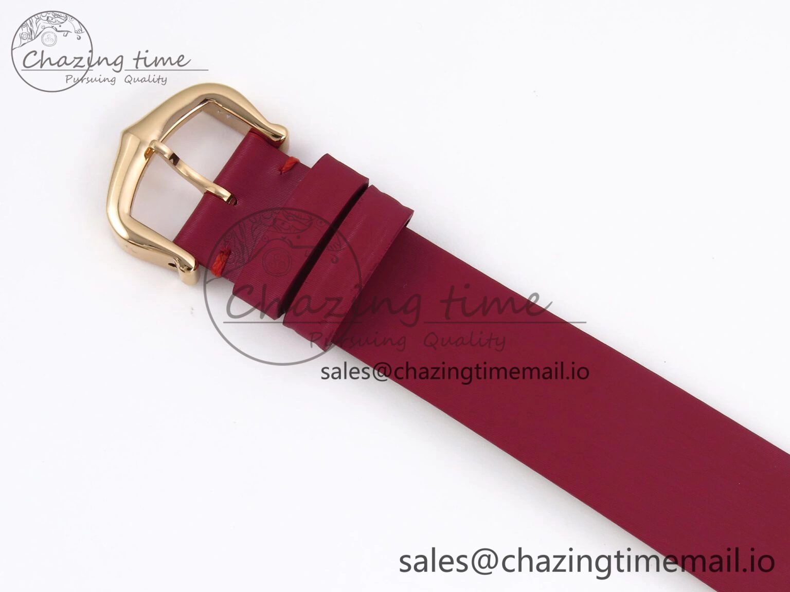 Ballon Blanc De Cartier 30mm RG AF 1:1 Best Edition Silvered Dial on Red Fabric Strap Ronda Quartz Effortless 5859