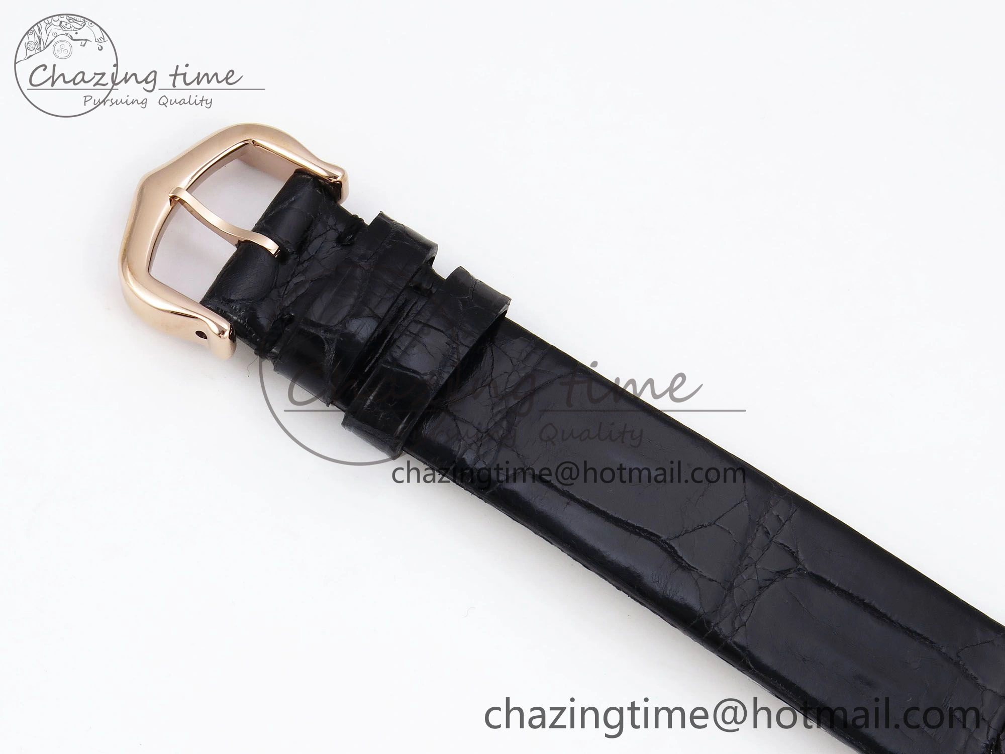 Youthful Ballon Blanc De Cartier 30mm RG DRF 1:1 Best Edition Silvered Texture Dial Diamonds Bezel on Black Leather Strap Ronda Quartz 5968