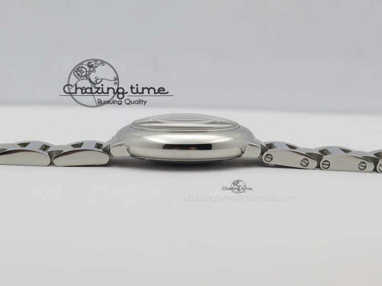 Ballon Bleu 28mm Ladies SS V6F 1:1 Best Edition White Dial On SS Bracelet Ronda Quartz V Flexible 6334