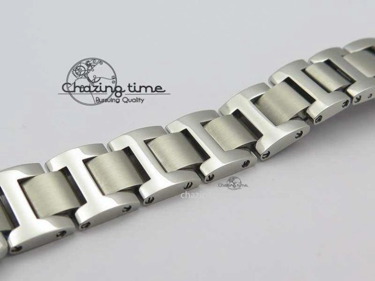 WrinkleFree Ballon Bleu 28mm Ladies V6F SS Diamonds Markers Pink MOP Dial On SS Bracelet Ronda Quartz 6341