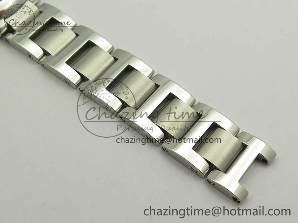 Stretchable Ballon Bleu 28mm SS AF 1:1 Best Edition White Dial on SS Bracelet Ronda Quartz 6134