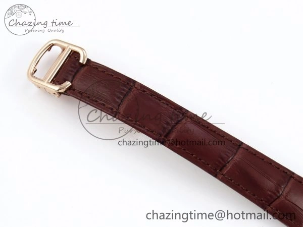 Ballon Bleu 33mm RG AF 1:1 Best Edition Silver Dial on Brown Leather Strap SEIKO NH05A Seasonal 6033