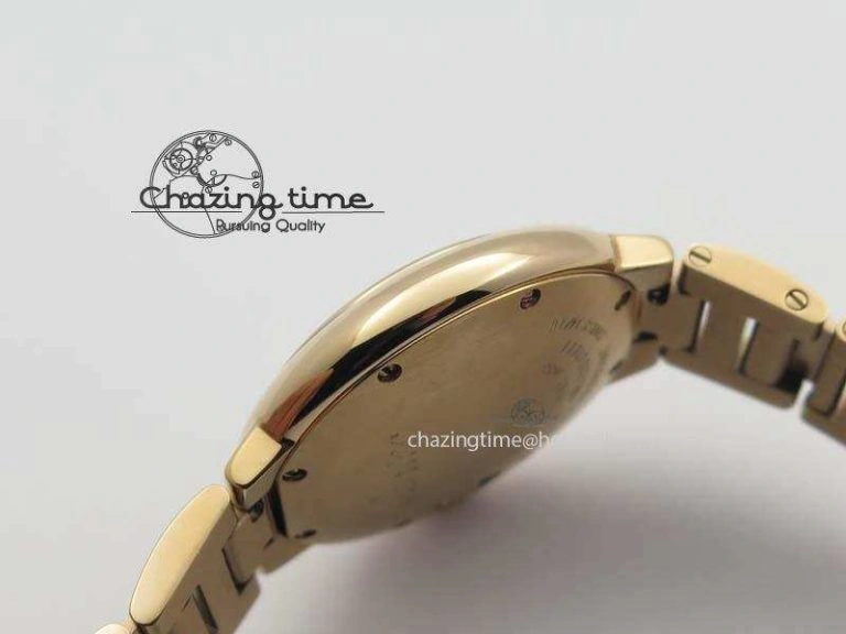 UrbanChic Ballon Bleu 33mm RG TW 1:1 Best Edition White Textured Dial On RG Bracelet Ronda Quartz V 10758