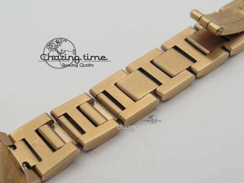 UrbanChic Ballon Bleu 33mm RG TW 1:1 Best Edition White Textured Dial On RG Bracelet Ronda Quartz V 10758