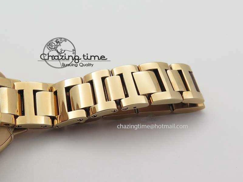 UrbanChic Ballon Bleu 33mm RG TW 1:1 Best Edition White Textured Dial On RG Bracelet Ronda Quartz V 10758