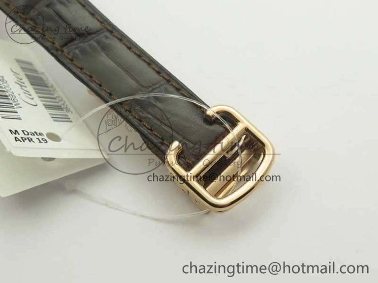 Ballon Bleu 33mm RG V6F 1:1 Best Edition White MOP Diam Dial On Leather Strap Quartz Seasonal 6253