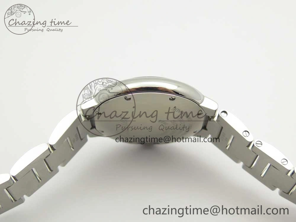 Chic Ballon Bleu 33mm SS AF 1:1 Best Edition Pink Textured Dial on SS Bracelet NH05A 6130
