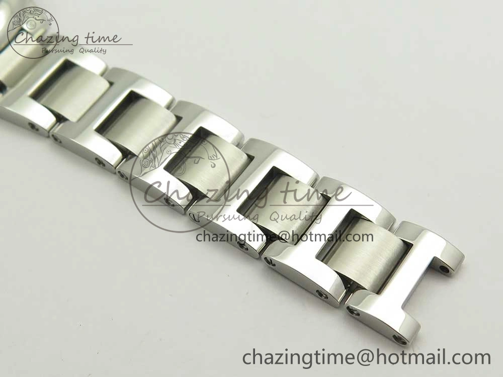 Chic Ballon Bleu 33mm SS AF 1:1 Best Edition Pink Textured Dial on SS Bracelet NH05A 6130