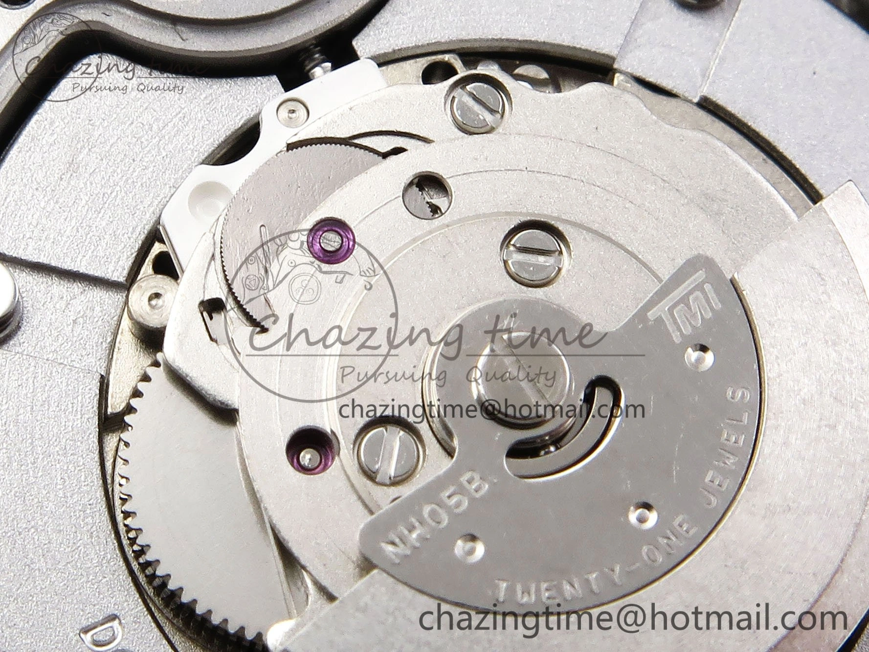 MultiPurpose Ballon Bleu 33mm SS AF 1:1 Best Edition Silver Dial Diamonds Bezel on SS Bracelet SEIKO NH05A (Quick Release) 6027