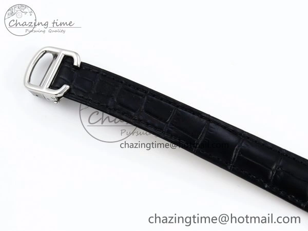 Ballon Bleu 33mm SS AF 1:1 Best Edition Silver Dial on Black Leather Strap SEIKO NH05A WeatherProof 6032