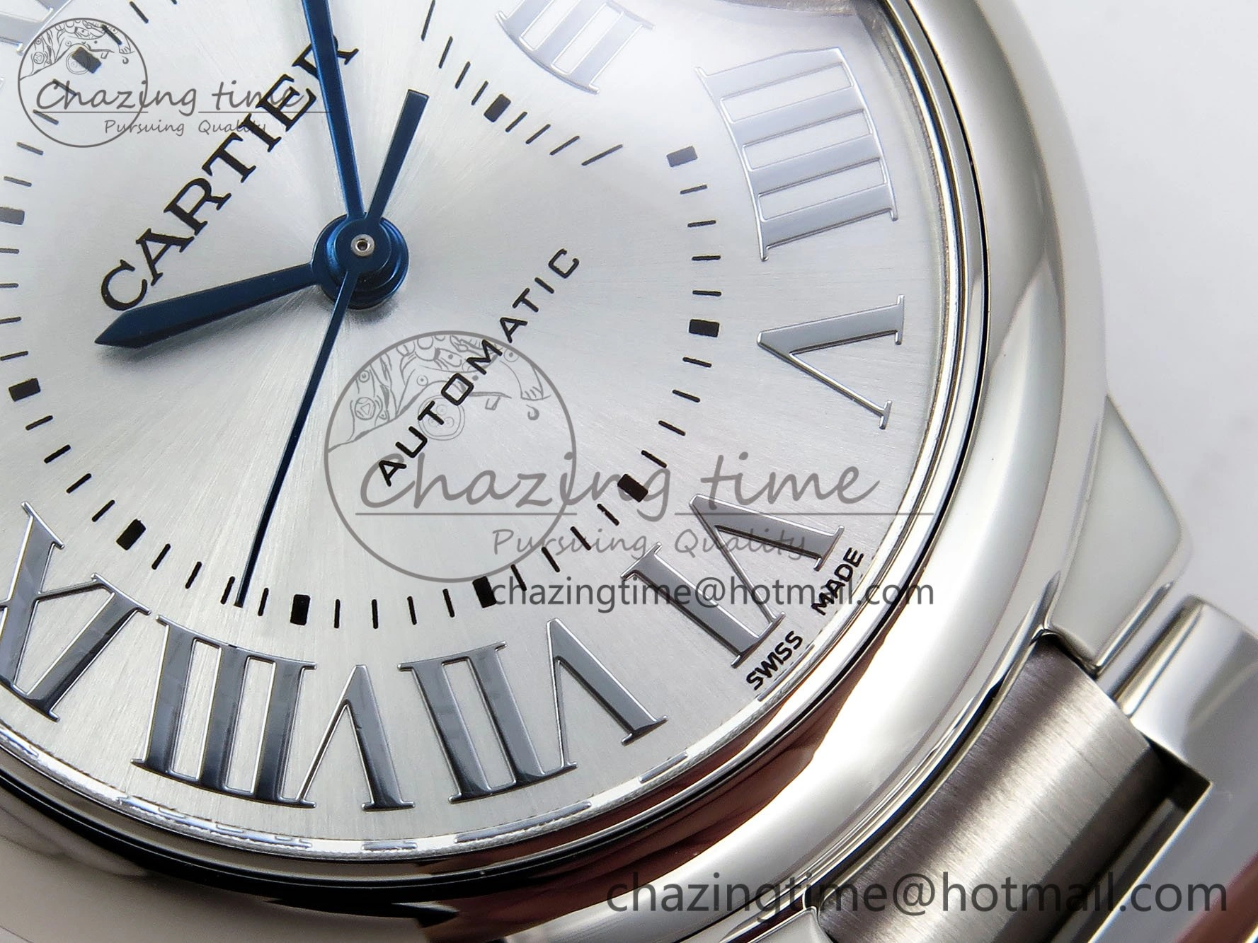 Comfortable Ballon Bleu 33mm SS AF 1:1 Best Edition Silver Dial on SS Bracelet SEIKO NH05A 6028