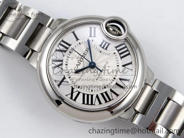 Packable Ballon Bleu 33mm SS AF 1:1 Best Edition White Dial on SS Bracelet SEIKO NH05A 6021