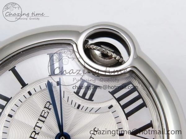 Packable Ballon Bleu 33mm SS AF 1:1 Best Edition White Dial on SS Bracelet SEIKO NH05A 6021