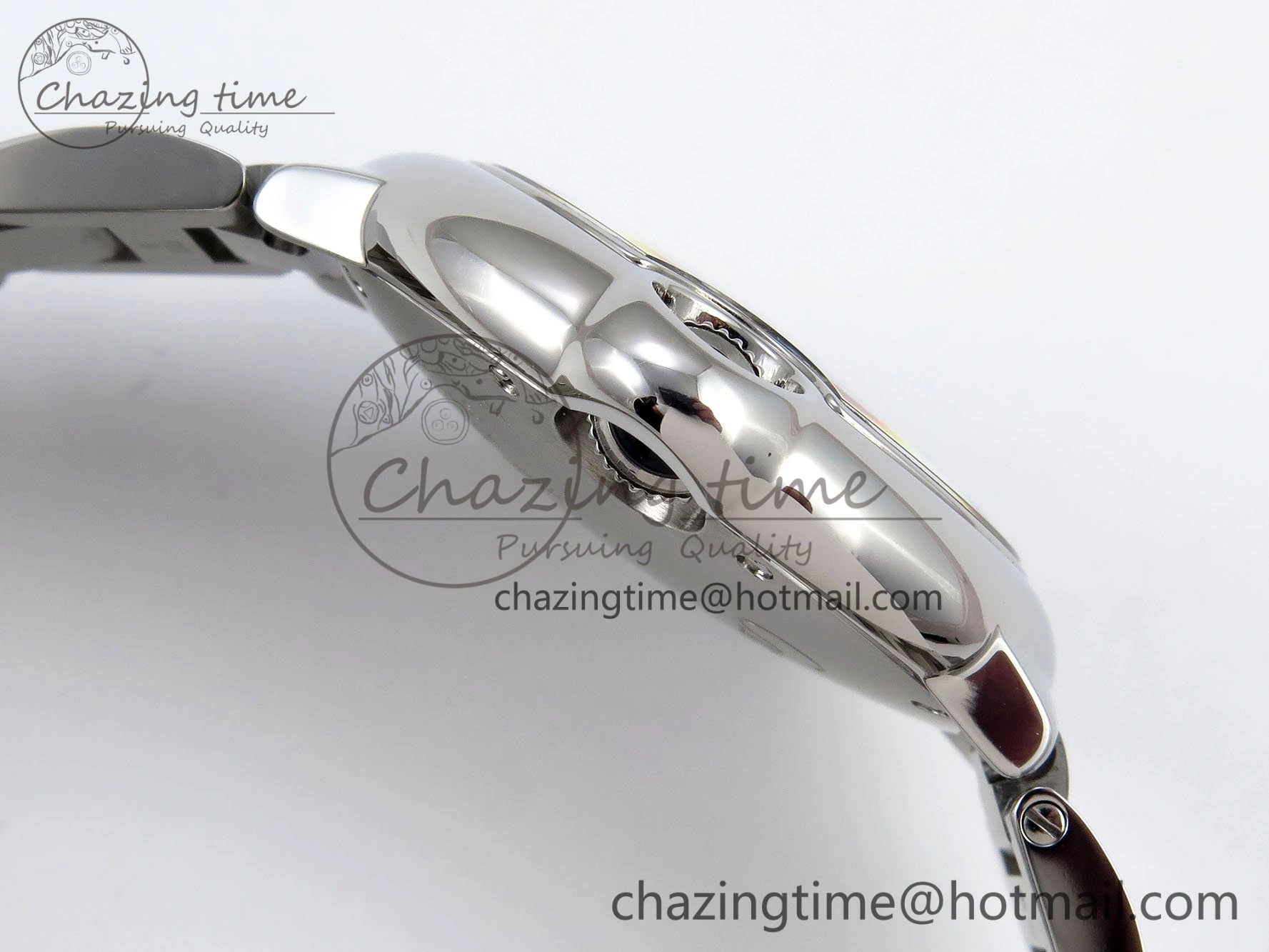 DailyWear Ballon Bleu 33mm SS AF 1:1 Best Edition White Diamonds Dial on SS Bracelet SEIKO NH05A 6025