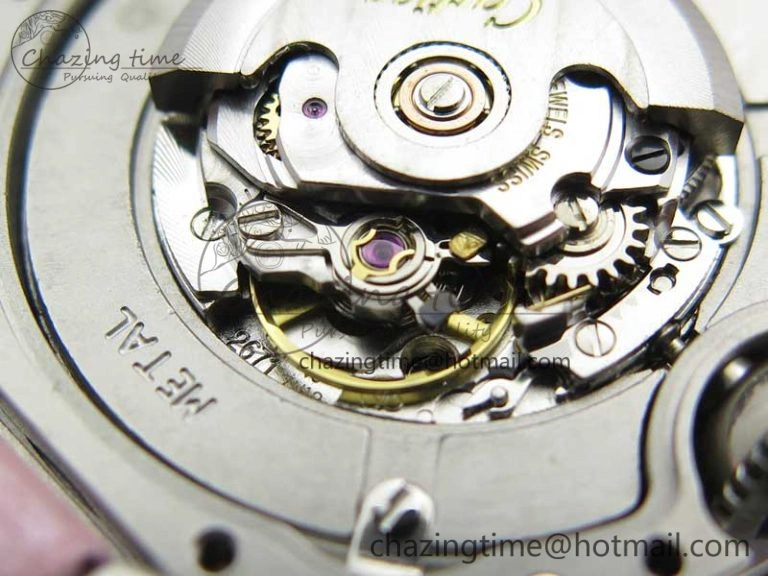 Attractive Ballon Bleu 33mm SS AF 1:1 Best Edition White Textured Dial On SS Bracelet Cal. 10715