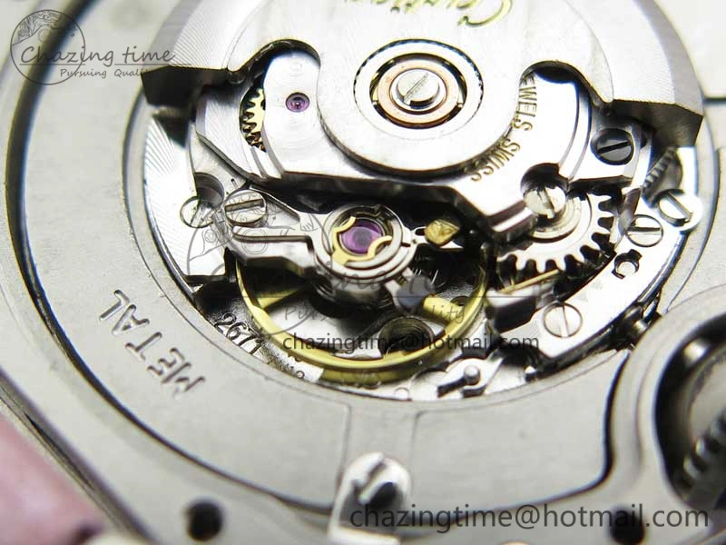 Attractive Ballon Bleu 33mm SS AF 1:1 Best Edition White Textured Dial On SS Bracelet Cal. 10715