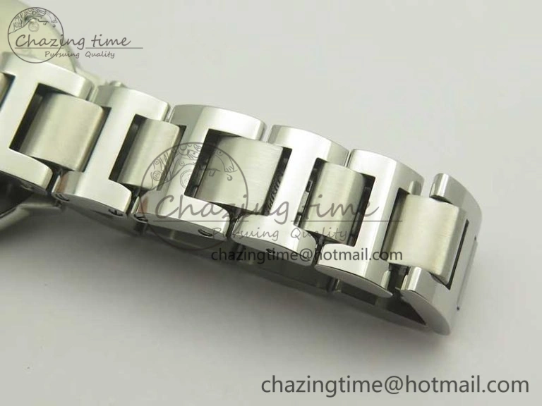Ballon Bleu 33mm SS AF 1:1 Best Edition White Textured Dial on SS Bracelet Jap Quartz Refined 10669