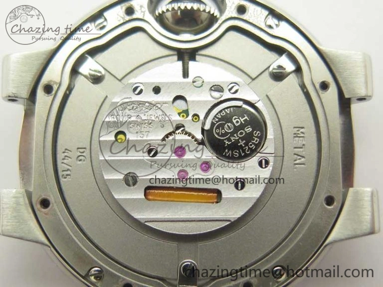 Ballon Bleu 33mm SS AF 1:1 Best Edition White Textured Dial on SS Bracelet Jap Quartz Refined 10669