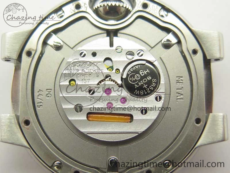 Ballon Bleu 33mm SS AF 1:1 Best Edition White Textured Dial on SS Bracelet Jap Quartz Refined 10669