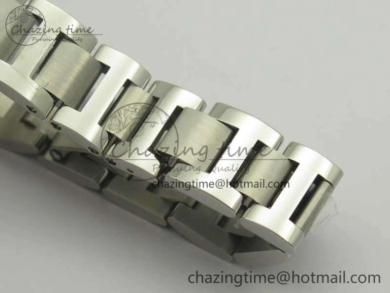 Ballon Bleu 33mm SS Diamond Bezel V6F 1:1 Best Edition White MOP Dial On SS Bracelet Quartz WeatherProof 6240