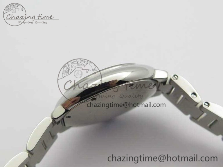 Affordable Ballon Bleu 33mm SS TW 1:1 Best Edition Pink Textured Dial On SS Bracelet SEIKO NH05A 6282