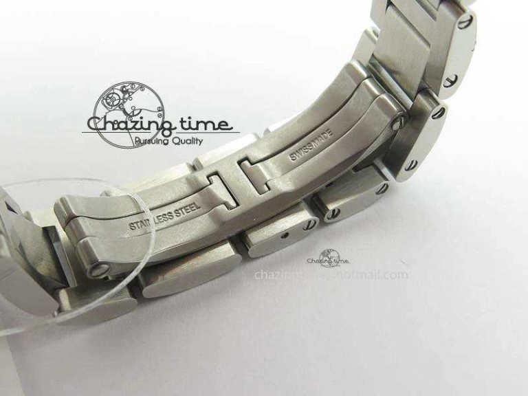 Soft Ballon Bleu 33mm SS TW 1:1 Best Edition White Dial On SS Bracelet Ronda Quartz 6308