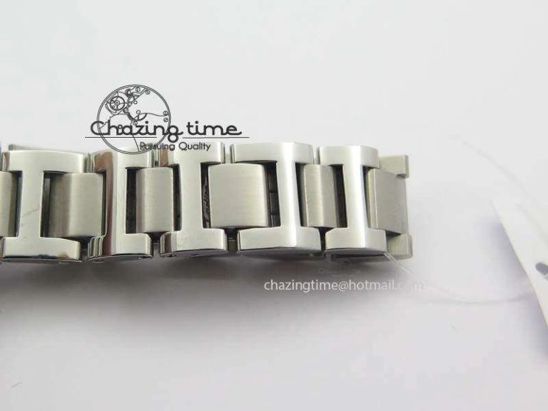 Soft Ballon Bleu 33mm SS TW 1:1 Best Edition White Dial On SS Bracelet Ronda Quartz 6308