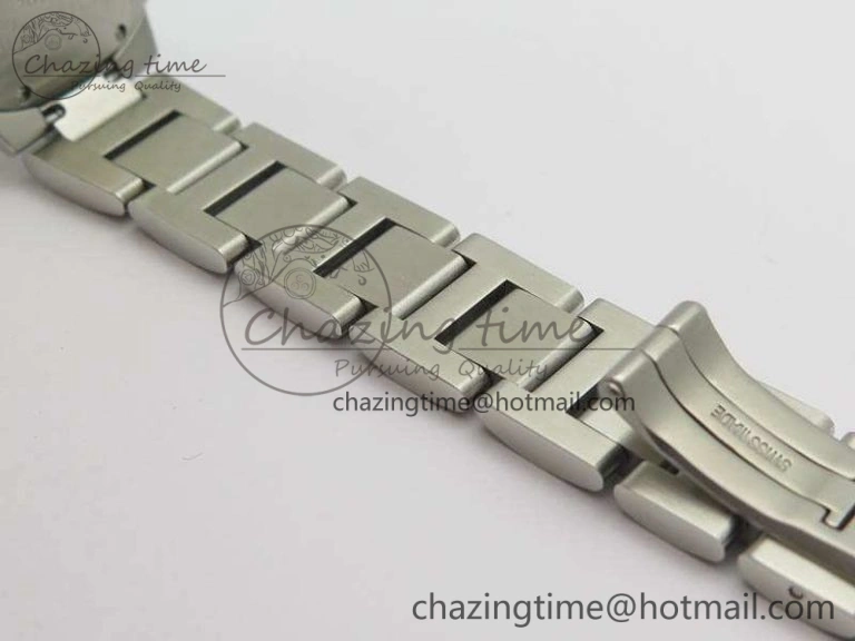 Classic Ballon Bleu 33mm SS TW 1:1 Best Edition White Textured Dial On SS Bracelet SEIKO NH05A 10755