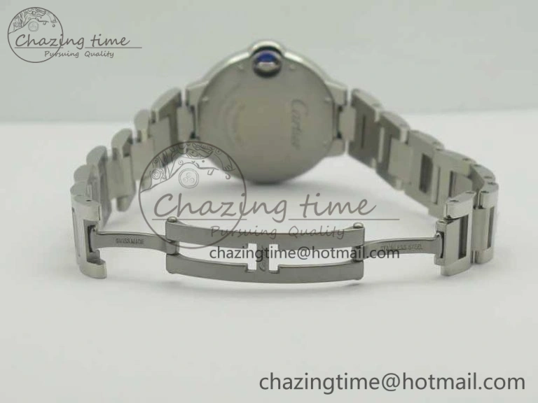 FastDry Ballon Bleu 33mm SS V6F 1:1 Best Edition Pink MOP Dial On SS Bracelet SEIKO NH05A 10718
