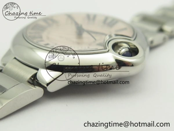 FastDry Ballon Bleu 33mm SS V6F 1:1 Best Edition Pink MOP Dial On SS Bracelet SEIKO NH05A 10718