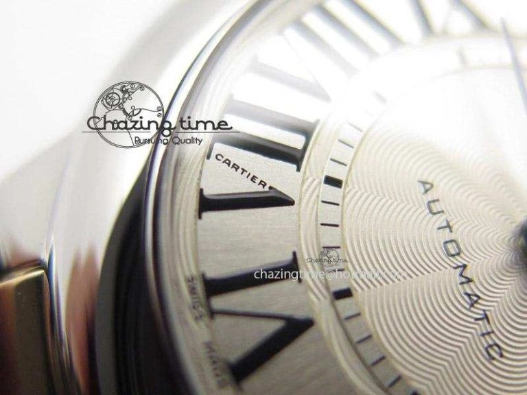 Resilient Ballon Bleu 33mm SS V6F 1:1 Best Edition White Dial On SS RG Bracelet SEIKO NH05A 10788
