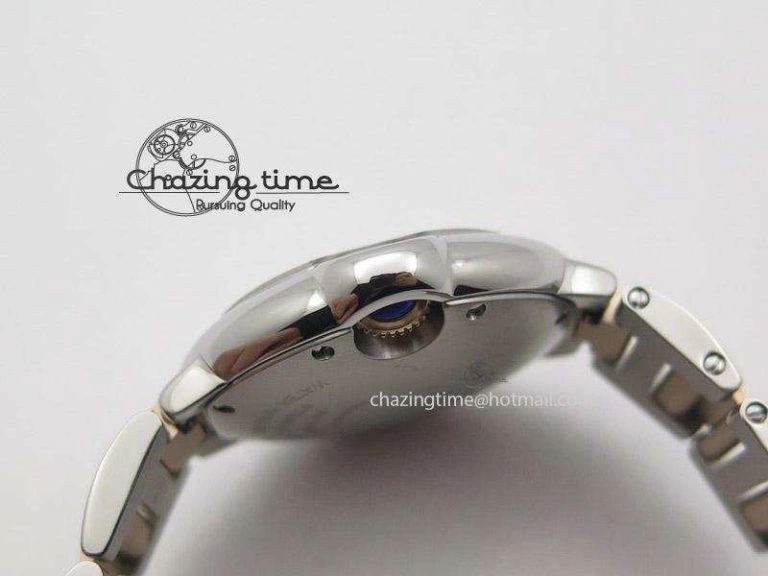 Resilient Ballon Bleu 33mm SS V6F 1:1 Best Edition White Dial On SS RG Bracelet SEIKO NH05A 10788