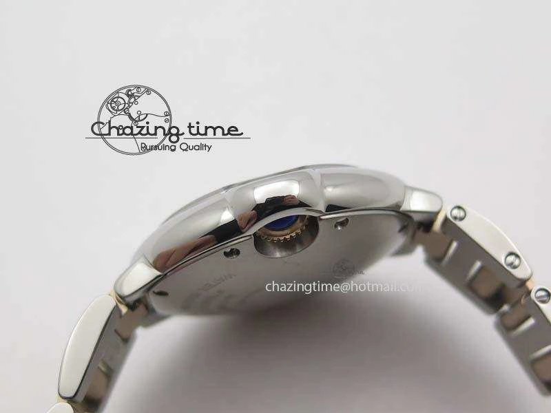 Ballon Bleu 33mm SS V6F 1:1 Best Edition White MOP Dial On SS RG Bracelet SEIKO NH05A Vibrant 6332