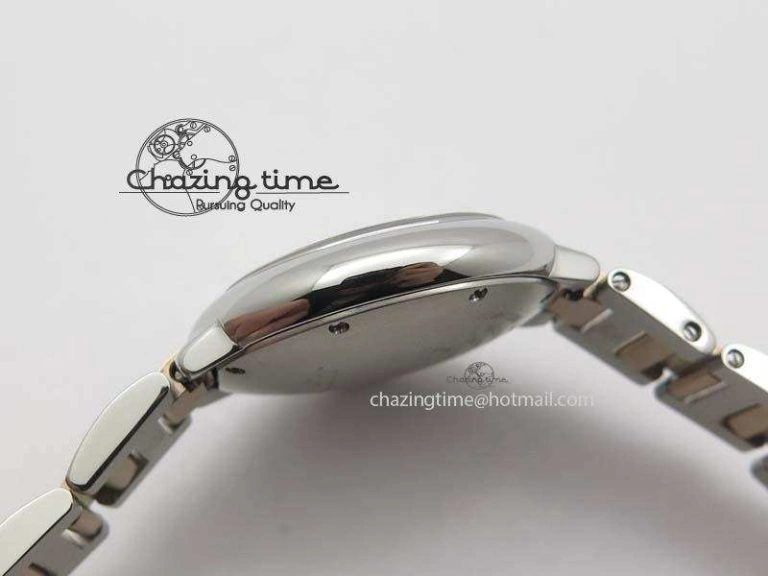 Ballon Bleu 33mm SS V6F 1:1 Best Edition White MOP Dial On SS RG Bracelet SEIKO NH05A Vibrant 6332