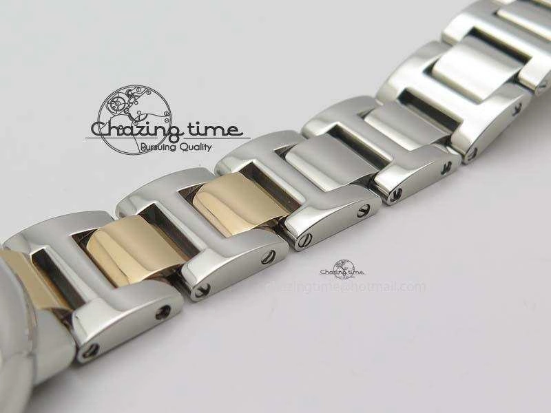 Ballon Bleu 33mm SS V6F 1:1 Best Edition White MOP Dial On SS RG Bracelet SEIKO NH05A Vibrant 6332