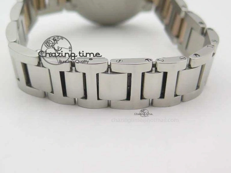 Ballon Bleu 33mm SS V6F 1:1 Best Edition White MOP Dial On SS RG Bracelet SEIKO NH05A Vibrant 6332