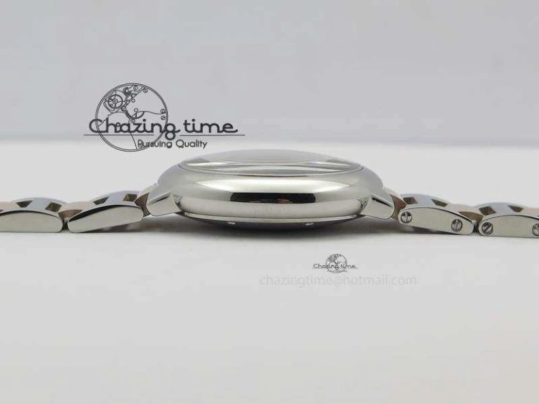 Ballon Bleu 33mm SS V6F 1:1 Best Edition White MOP Dial On SS RG Bracelet SEIKO NH05A Vibrant 6332