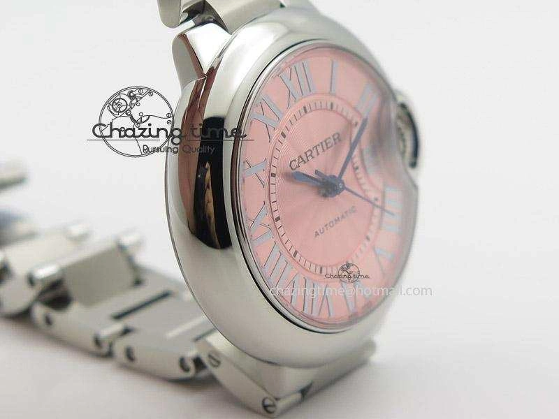 GoAnywhere Ballon Bleu 33mm SS V6F Best Edition Pink Dial On SS Bracelet SEIKO NH05A 10792