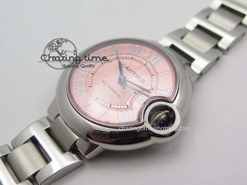 GoAnywhere Ballon Bleu 33mm SS V6F Best Edition Pink Dial On SS Bracelet SEIKO NH05A 10792