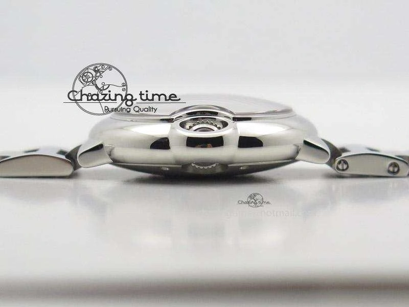 Ballon Bleu 33mm SS V6F Best Edition White Dial Diamonds Markers On SS Bracelet SEIKO NH05A FreshLook 10789