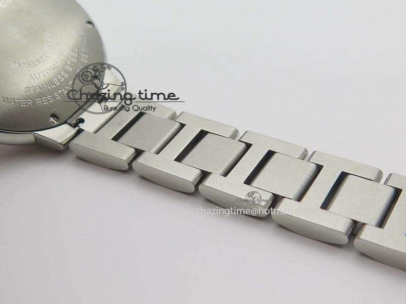 Ballon Bleu 33mm SS V6F Best Edition White Dial Diamonds Markers On SS Bracelet SEIKO NH05A FreshLook 10789