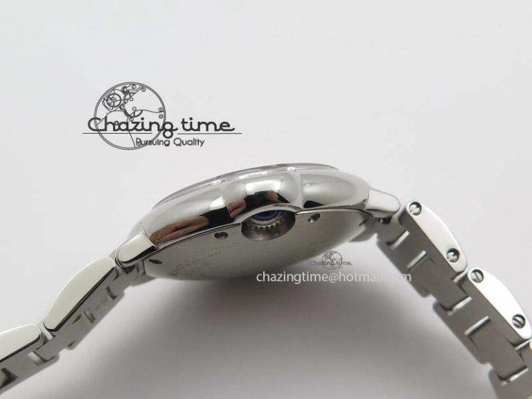 Ballon Bleu 33mm SS V6F Best Edition White Dial Diamonds Markers On SS Bracelet SEIKO NH05A FreshLook 10789