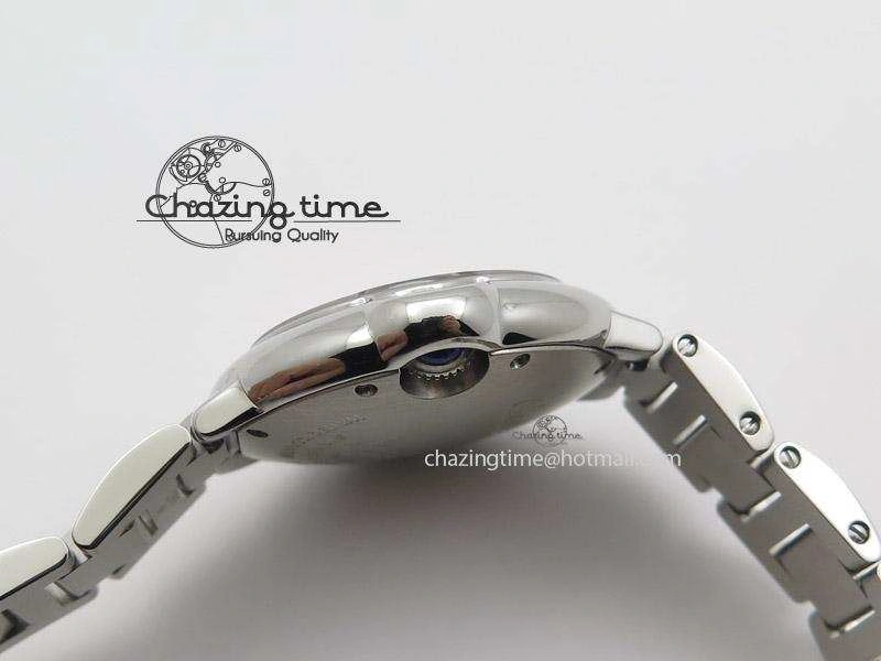 Ballon Bleu 33mm SS V6F Best Edition White Dial Diamonds Markers On SS Bracelet SEIKO NH05A FreshLook 10789
