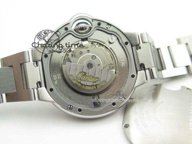 Ballon Bleu 33mm SS V6F Best Edition White Dial Diamonds Markers On SS Bracelet SEIKO NH05A FreshLook 10789