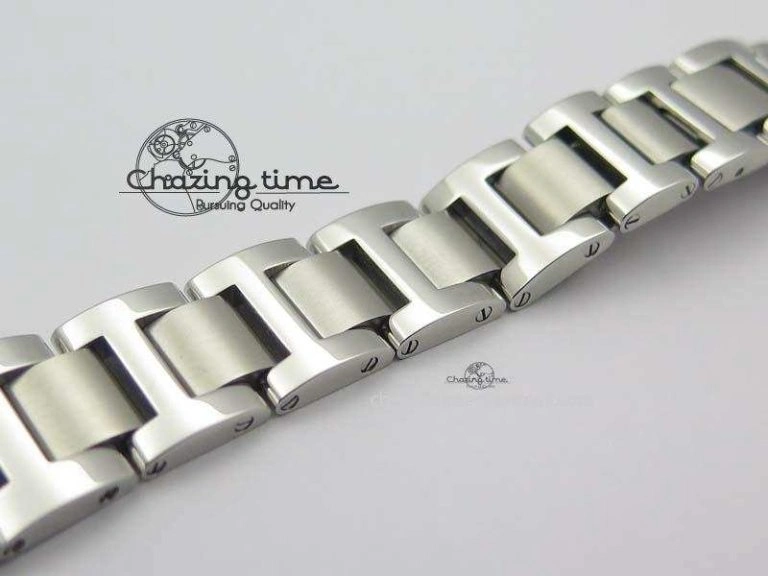 Resilient Ballon Bleu 33mm SS V6F Diamond Markers White Mop Dial On SS Bracelet Ronda Quartz 10770
